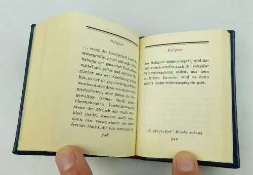 Minibuch: Marx Engels Worte Dietz Verlag Berlin Jutta Nesler bu0925