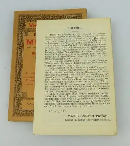 Buch: illustrierter Führer durch München 25. Auflage mit Plan von München bu0883