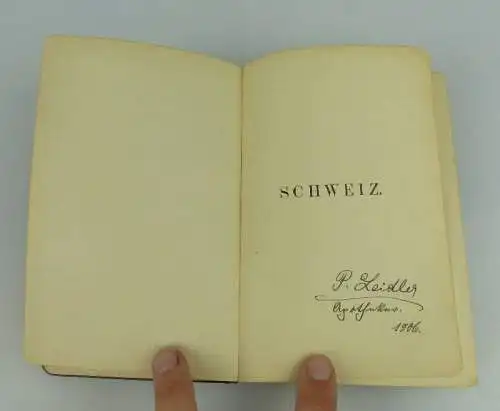 Buch Meyers Reisebücher Schweiz Bibliographisches Institut bu0878