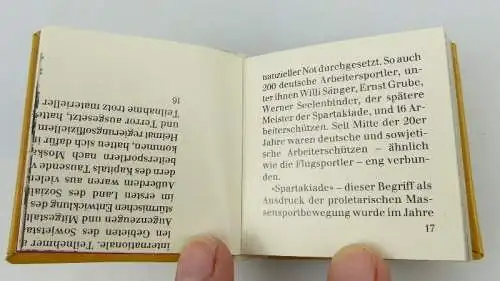 Minibuch: Erlebnis GST Wehrspartakiaden der GST Offizin Andersen Nexö bu0815