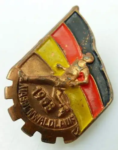 Abzeichen: 1953 Massenwaldlauf, bronzefarben, Orden1013