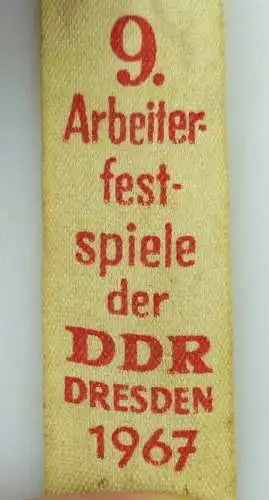 Abzeichen 9. Arbeiterfestspiele der DDR Dresden 196 Orden1010