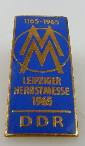 Abzeichen 1165-1965 MM Leipziger Herbstmesse 1965 DDR bu0793