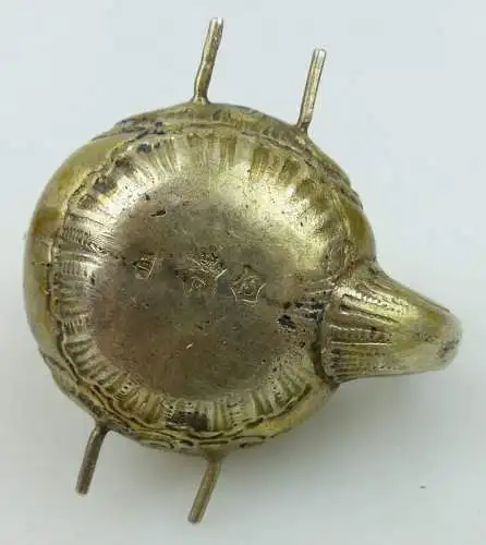 ausgefallener Puppenstuben Teekessel in 800 (Ag) Silber norb769