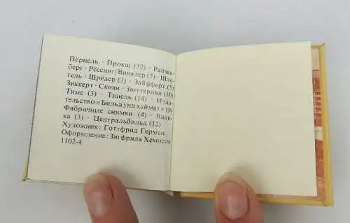 Minibuch Bezirk Karl Marx Stadt russisch 1982 mit vielen Bildern bu0749