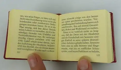 Minibuch: Charles Burney Abriß von Händel`s Leben Offizin Andersen Nexö bu0744