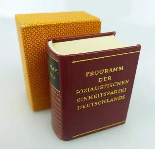 Minibuch: Programm der sozialistischen Einheitspartei Deutschlands 1978 bu0716