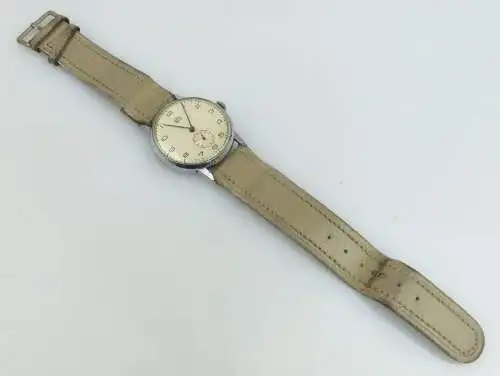 UMF Ruhla Herren Armbanduhr mit Widmung gute Leistungen Chef KVP 1954, Orden965