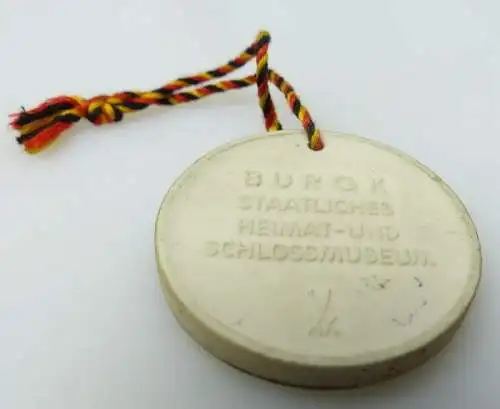 Meissen Medaille: BURGK staatliches Heimat- und Schlossmuseum Schloss  bu0676