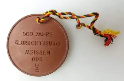 Meissen Medaille 500 Jahre Älbrechtsburg Meissen DDR 1471 bis 1971 bu0652