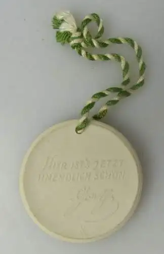 Meissen Medaille: hier ists jetzt unendlich schön Wörlitz 965 1965 bu0621