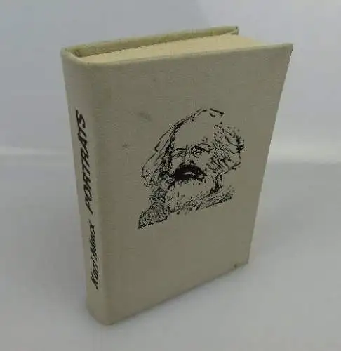 Minibuch: Karl Marx Porträts Illustrationen Plastiken Verlag Junge Welt bu0413