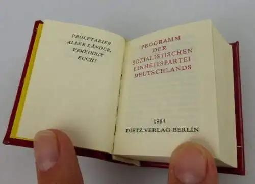 Minibuch: Programm der sozialistischen Einheitspartei Deutschlands bu0358