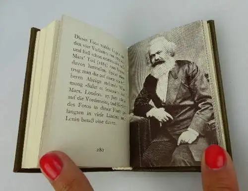 Minibuch Lenin Zwei Gelehrte und Kämpfer Karl Marx Friedrich Engels bu0317