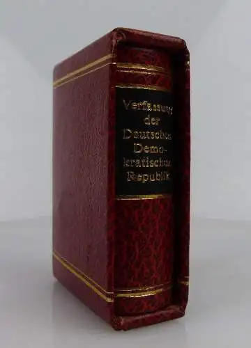 Minibuch: Verfassung der deutschen demokratischen Republik 2. Auflagen bu0315