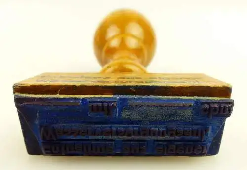 original alter Stempel: Entnahme aus eigener Wasserversorgungsanl. (so112)