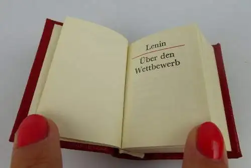 Minibuch: W. I. Lenin - Über den Wettbewerb Offizin Andersen Nexö bu0288