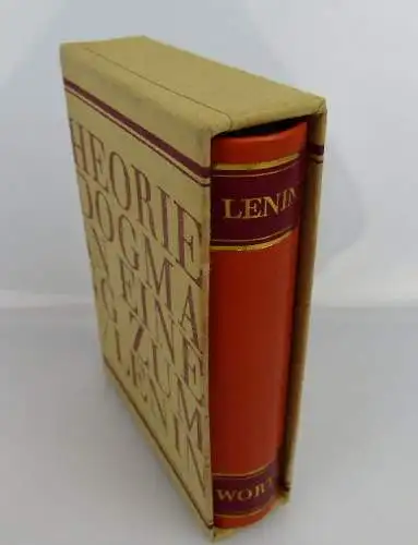 Minibuch: Lenin - Worte Dietz Verlag Berlin 1980 Lizensnummer1  bu0265