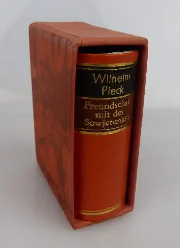 Minibuch: Freundschaft mit der Sowjetunion Wilhelm Pieck bu0238