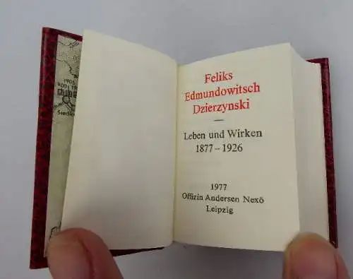 Minibuch: Feliks Edmundowitsch Dzierzynski Leben und Wirken bu0229