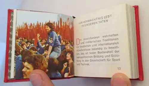 Minibuch: Ihr Vermächtnis lebt Verlag Zeit im Bild Dresden 1982 bu0214