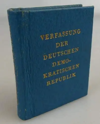 Minibuch: Verfassung der DDR vom 6. April 1968 Anläßlich des 20. Jahres Buch1560