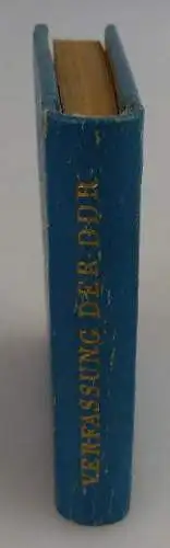 Minibuch: Verfassung der DDR vom 6. April 1968 Anläßlich des 20. Jahres Buch1560