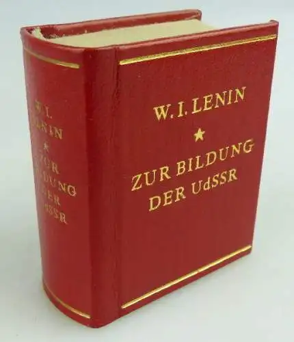 Minibuch: W.I. Lenin Zur Bildung der UdSSR Dietz Verlag Berlin 1972 Buch1558