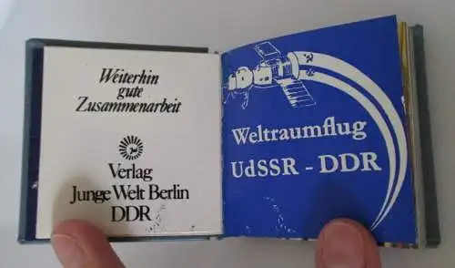 Minibuch: USSR - GDR Space Flight mit Danksagung vom Verlagschef! bu0147