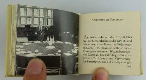 Minibuch: Cecilienhof 1984 Offizin Andersen Nexö mit Widmung Buch1548