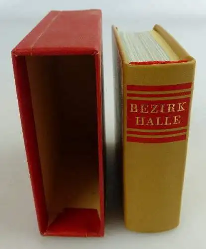 Minibuch Bezirk Halle Verlag Zeit im Bild Dresden 1983 Buch1538