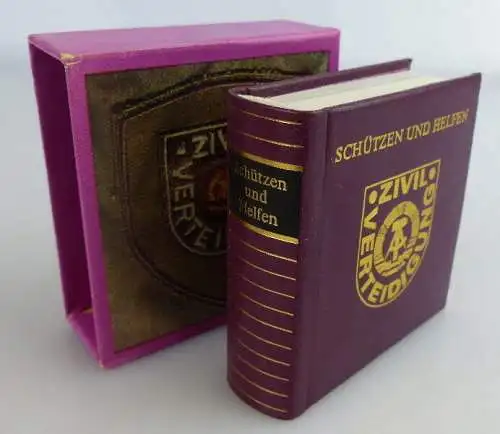 Minibuch Die Zivilverteidigung der DDR 1983 Buch1537