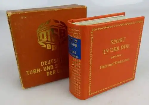 Minibuch: Sport in der DDR Feste & Traditionen 1986 Buch1514