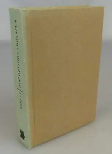 Minibuch: Berlin Historische Adressen im Nikolaiviertel von Uwe Kieling Buch1497