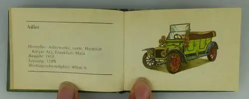 Minibuch Oldtimer Verlag Junge Welt Berlin 1986 Buch1496