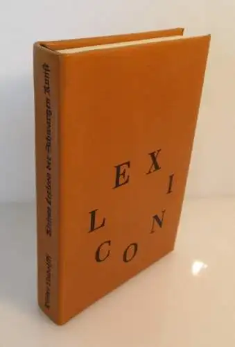 Minibuch: kleines Lexikon der schwarzen Kunst bibliographisches institut bu0120