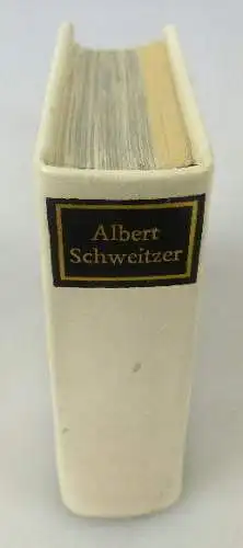 Minibuch Albert Schweitzer Lehre der Ehrfurcht vor dem Leben 1988 Buch1484