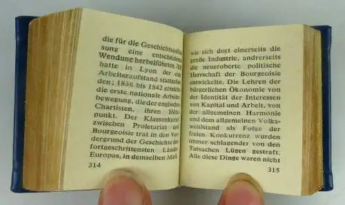 Minibuch Friedrich Engels 1983 Entwicklung Sozialismus Vollgoldschnitt Buch1471