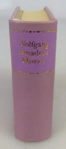 Minibuch Wolfgang Amadeus Mozart Lebensbeschreibungen, 1989 VEB Dt. V Buch1454