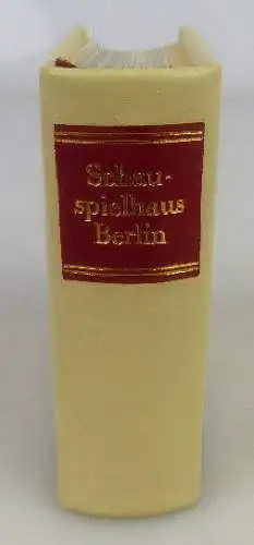 Minibuch Schauspielhaus Berlin 1987 Grafischer Großbetrieb Leipzig Buch1453