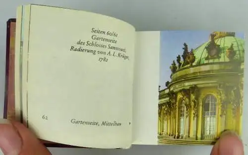 Minibuch Sanssouci 1989 Auflage 3 Generaldirektion staatliche Schlösser