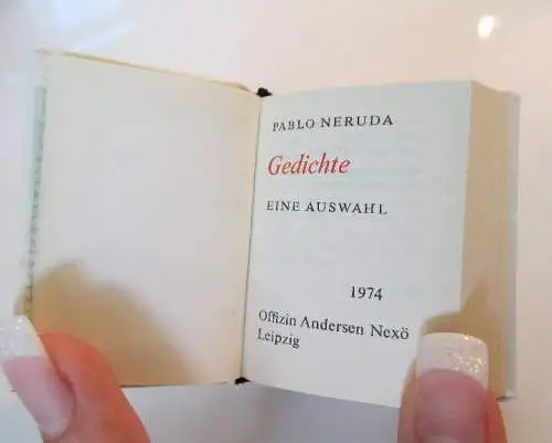 Minibuch: Pablo Neruda Gedichte bu0093