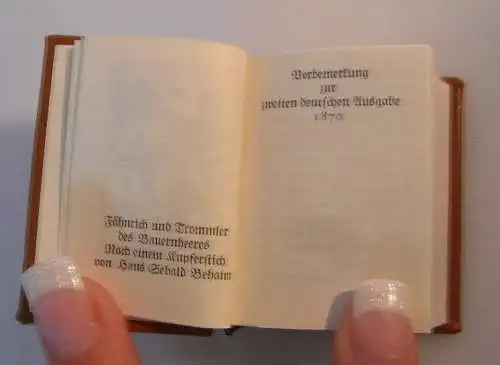 Minibuch: Der deutsche Bauernkrieg Friedrich Engels in altdeutscher Schr. bu0069