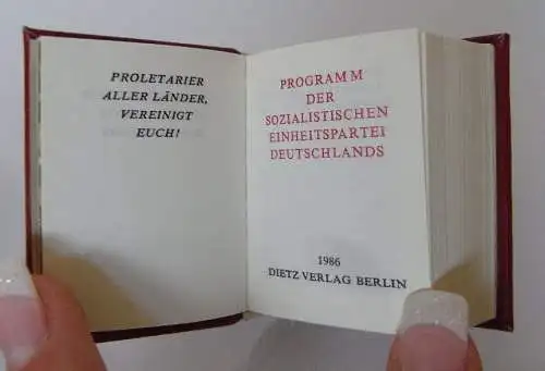 Minibuch: Programm der sozialistischen Einheitspartei Deutschlands bu0032