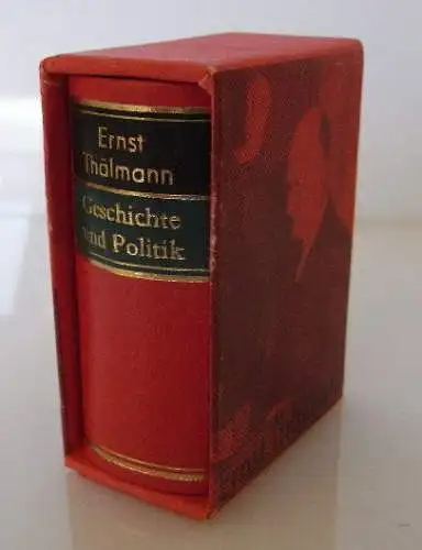 Minibuch: Ernst Thälmann Geschichte und Politik bu0020