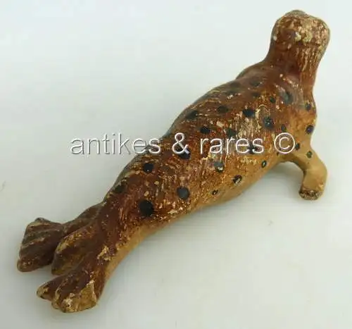 altes Elastolin Tier: Seerobbe (linol120)