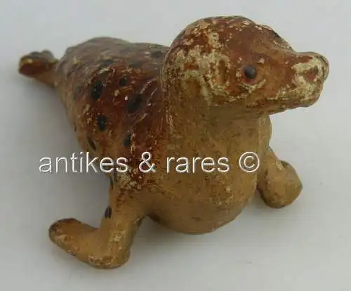 altes Elastolin Tier: Seerobbe (linol120)