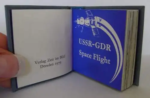 Minibuch: USSR - GDR Space Flight Dresden 1979 Verlag Zeit im Bild bu0007