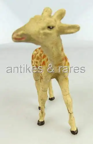 altes Elastolin Tier Giraffe linol048