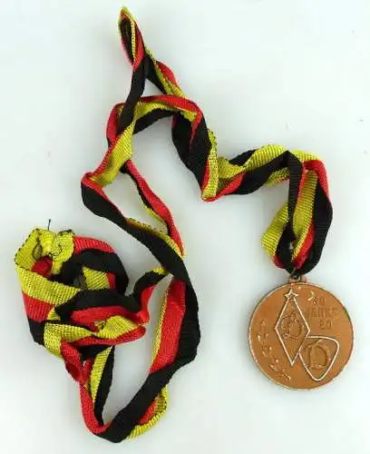 Medaille Dresden Dynamo 50 Jahre 20 mit Band Orden638